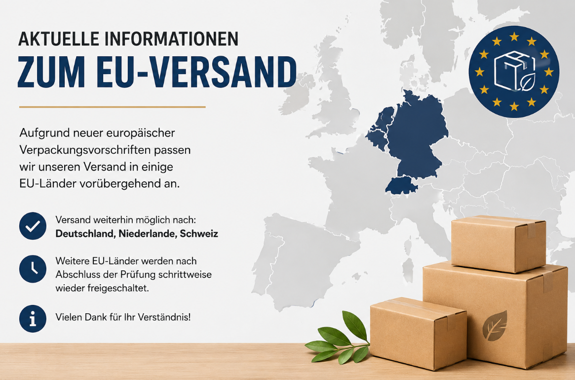 Aktuelle Informationen zum Versand innerhalb der EU