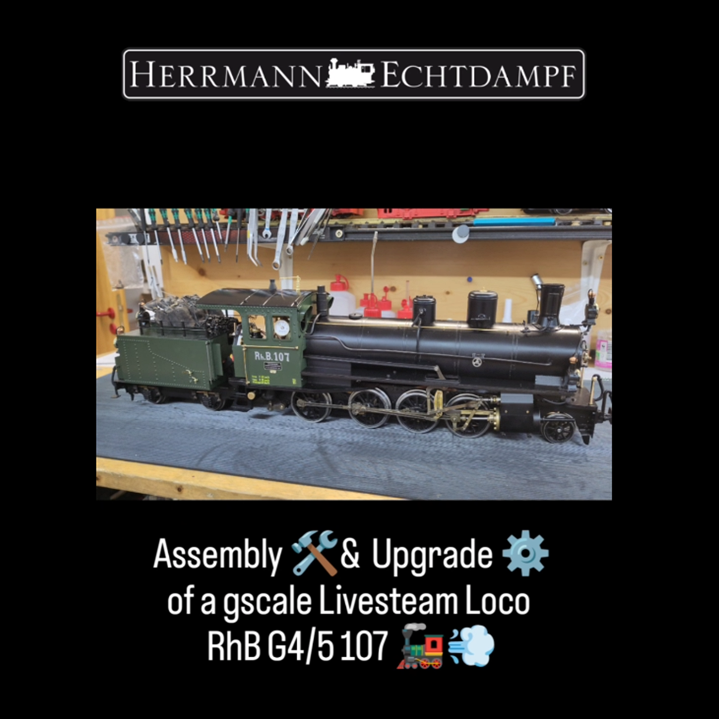 RhB G 4/5 107 – Montage, Aufrüstung und technische Optimierung
