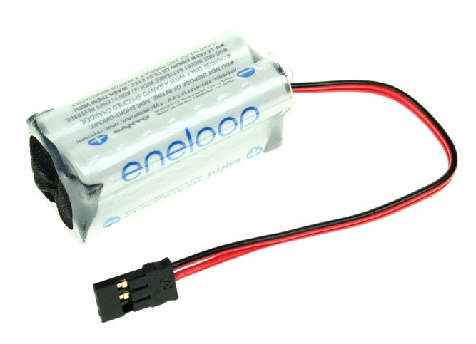 Eneloop Akkupack 4,8 V / 800 mAh – AAA NiMH Empfängerakku, JR-Stecker (F2×2)