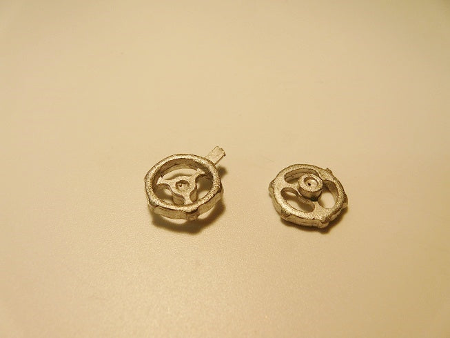 Handrad 13 mm, Weißmetall
