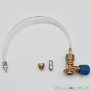 Gaseinfüllsystem mit Adapter und Gas-Schnellkupplung