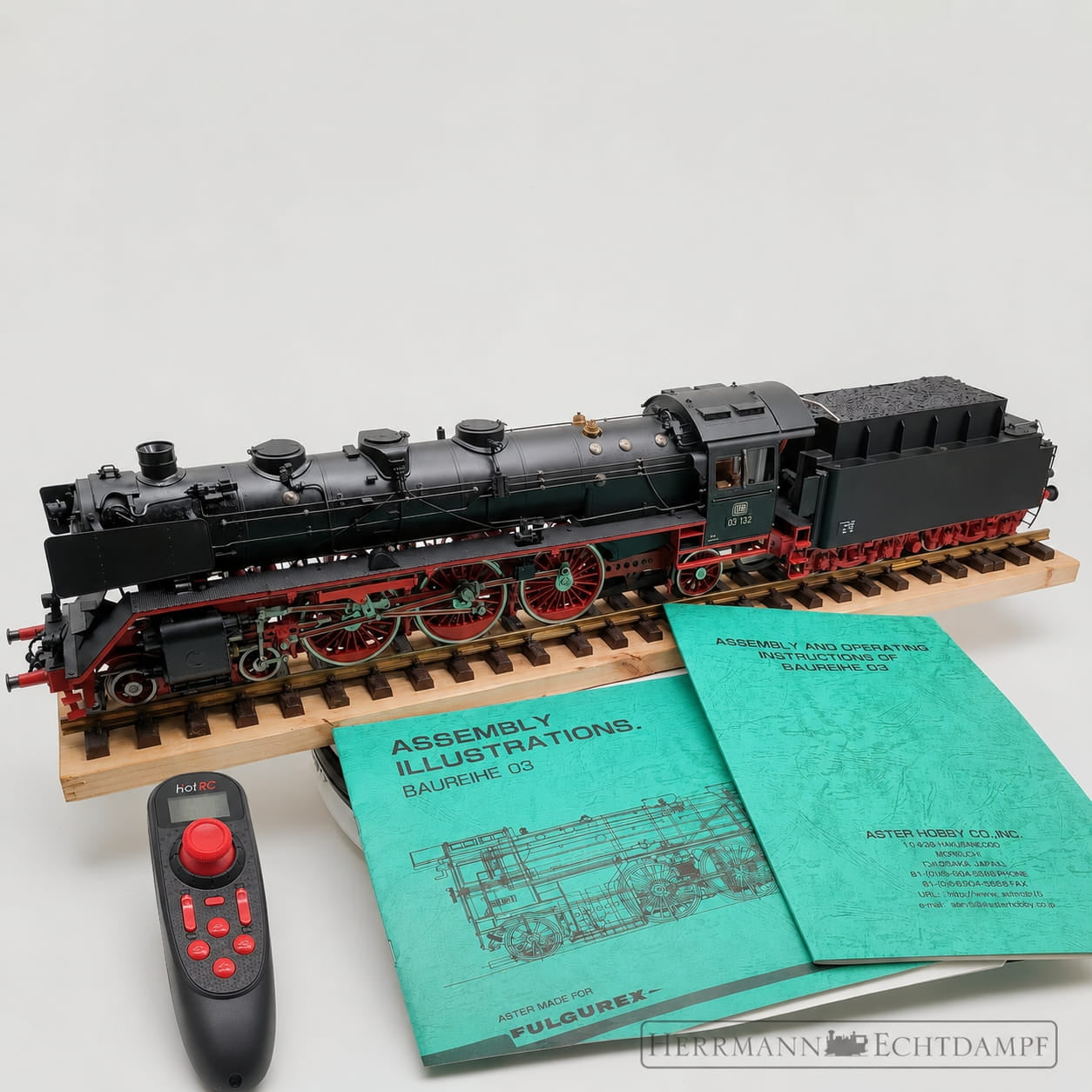 Aster Fulgurex BR 03 Spur 1 Echtdampf Lokomotive mit Tender