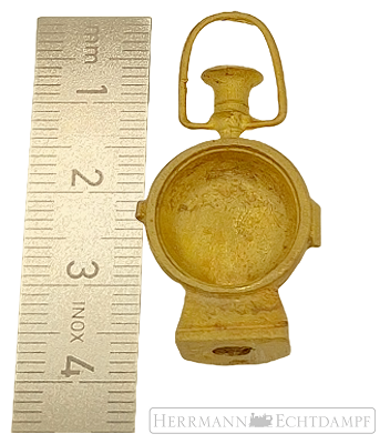 Loklaterne 17,5 mm, Messingguss Höhe