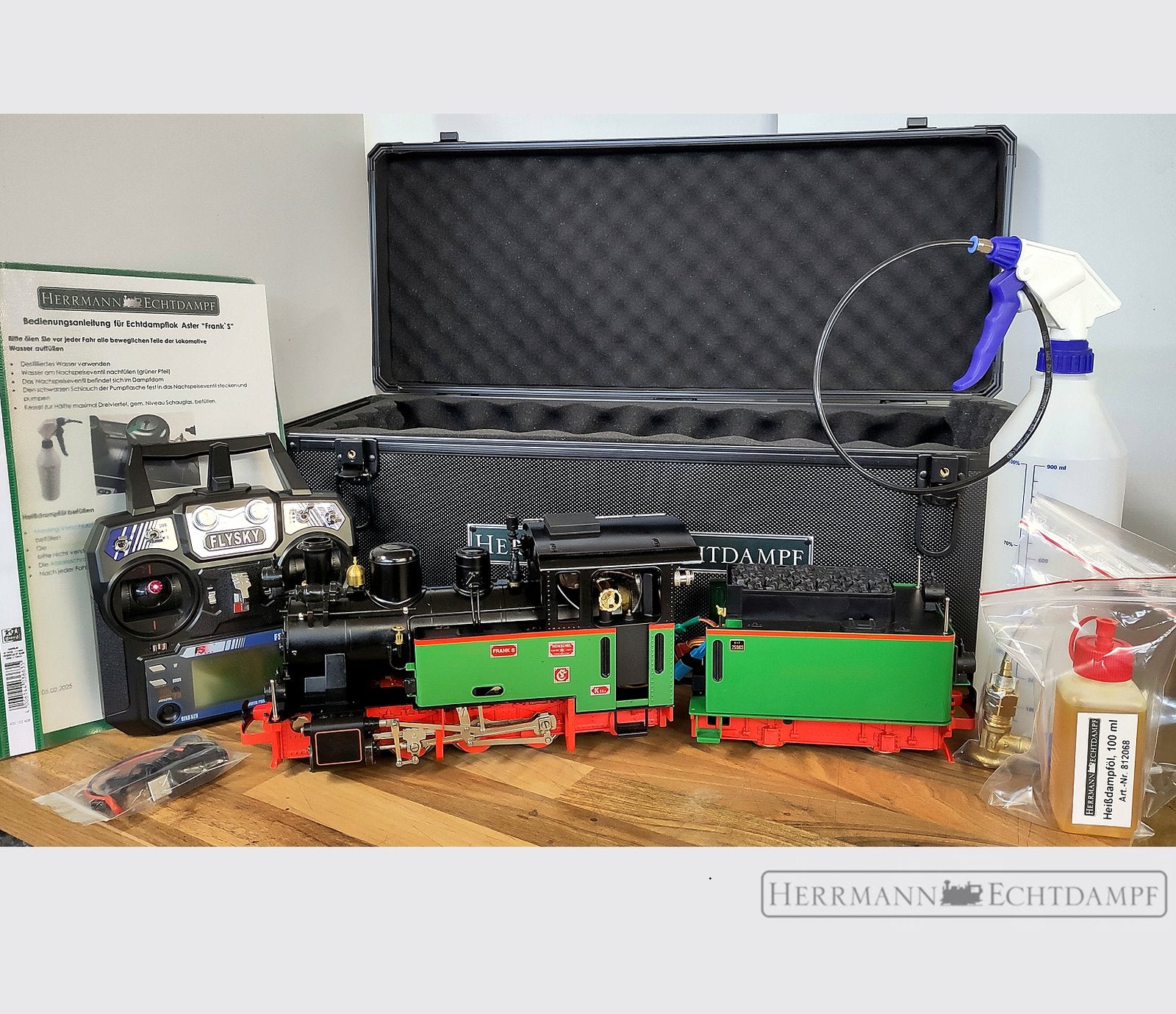 Loktuning Echtdampflok Modell Frank S von Aster/LGB