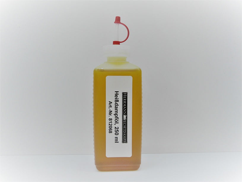 Heißdampföl für Echtdampf Lokomotiven – bis 250°C – 100 ml / 250 ml