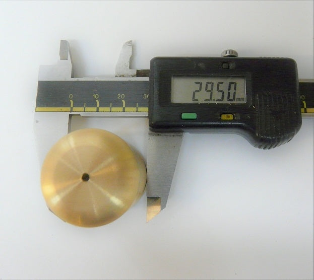 Dampfdom aus Messing für Echtdampf Kessel Ø52 mm