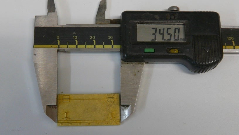 Werkzeugkastenblende, Messingfeinguss