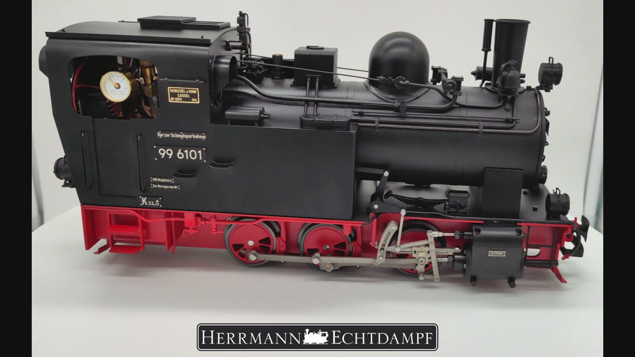 Video laden: Echtdampflok BR 996101 "Pfiffi"
