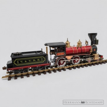 Aster Reno 4-4-0 „American Type“ Echtdampflok Spur 1 | Spiritus-gefeuert | Überarbeitet & betriebsbereit