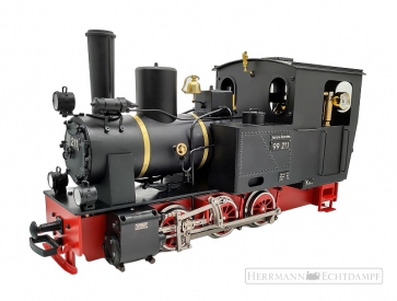BR 99211 Echtdampflok Schwarz ISO