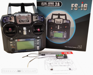 FlySky FS-i6 inkl.FS-iA6 und Umbau-Kit