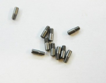 Schaftschrauben mit Kegelkuppe und Schlitz, DIN 427, M 2 x 6