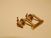 Drucklufthahn, 2 Stck., Messingguss