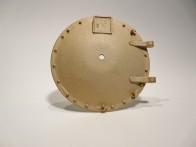 Rauchkammertür 56mm, Messingfeinguss