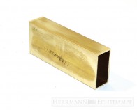 Messingrechteckrohr 40 x 20 x 1,5 mm