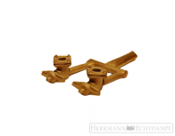 Absperrhahn, 2 Stück., Messingguss