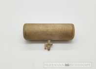 Druckluftkessel mit Hahn, Messingguss