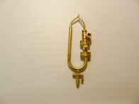 Speiseventil, links, Messingguss