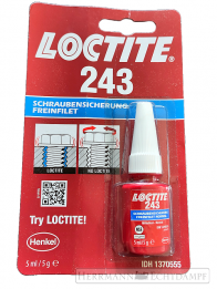 LOCTITE 243 Schraubensicherung, Inhalt: 5ml