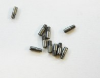 Schaftschrauben mit Kegelkuppe und Schlitz, DIN 427, M 2 x 6