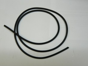 Silokonschlauch, schwarz 2,0 x 1,5 mm
