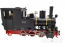 BR 99211 Echtdampflok Schwarz rechts hinten